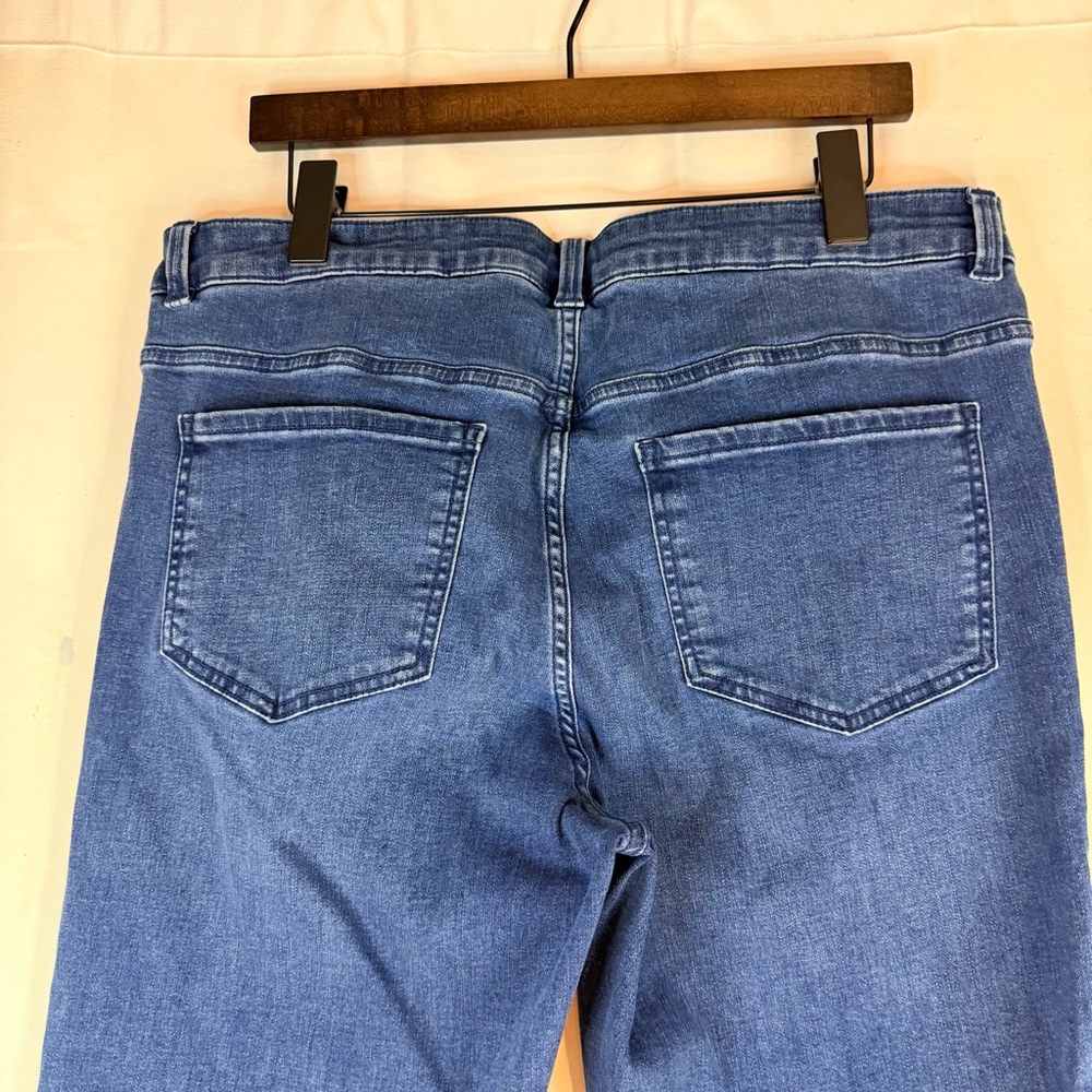 UNIVERSAL STANDARD Women’s Size 14 Denim Jeans Ankle Mid Rise Fit Stretch - Picture 11 of 12
